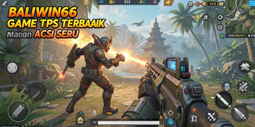 Tampilan gameplay mendebarkan dari BALIWIN66 dengan aksi TPS yang seru.