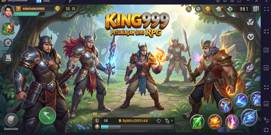 Gameplay RPG epik dengan grafik yang menakjubkan di KING999.
