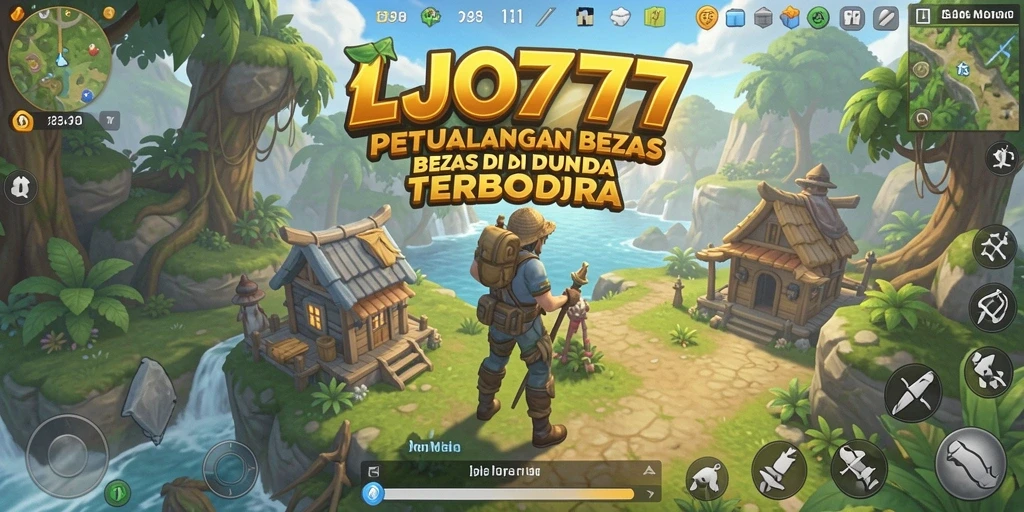 Tampilan gameplay menakjubkan di dunia terbuka LJO777.