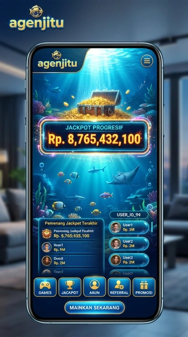 Tampilan antarmuka pengguna yang intuitif dari agenjitu.